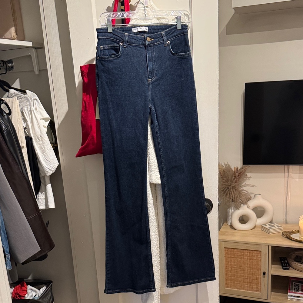 Zara Flare Classic Blue Women's Jeans